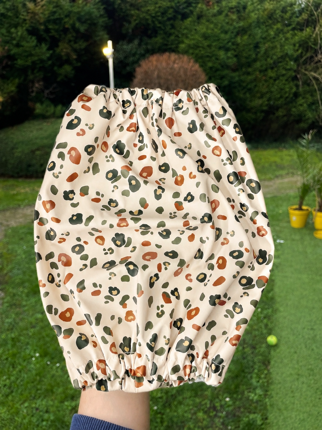Snood imperméable léopard