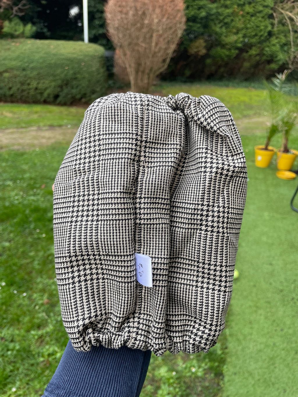 Snood coton pied de poule