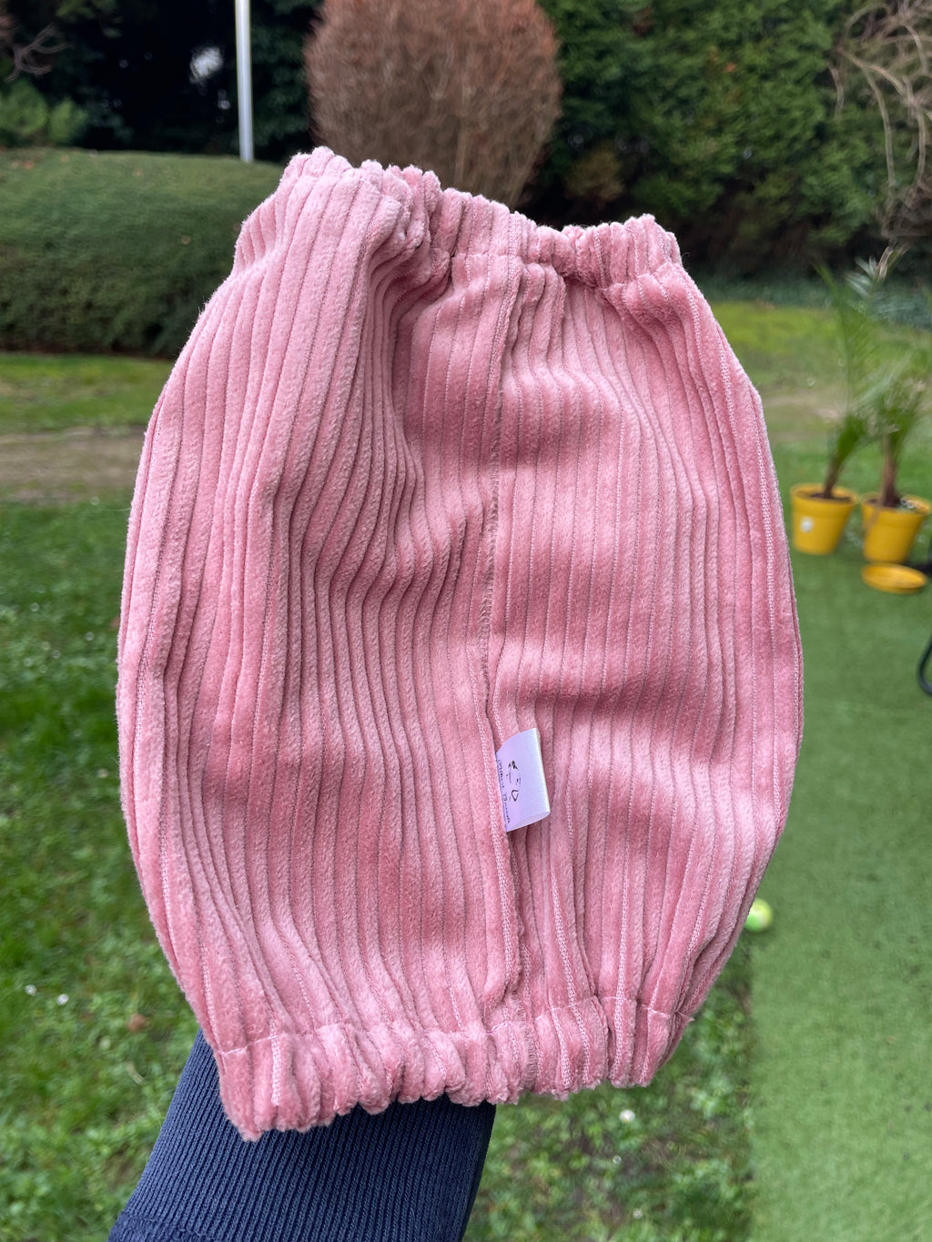 Snood velours côtelé
