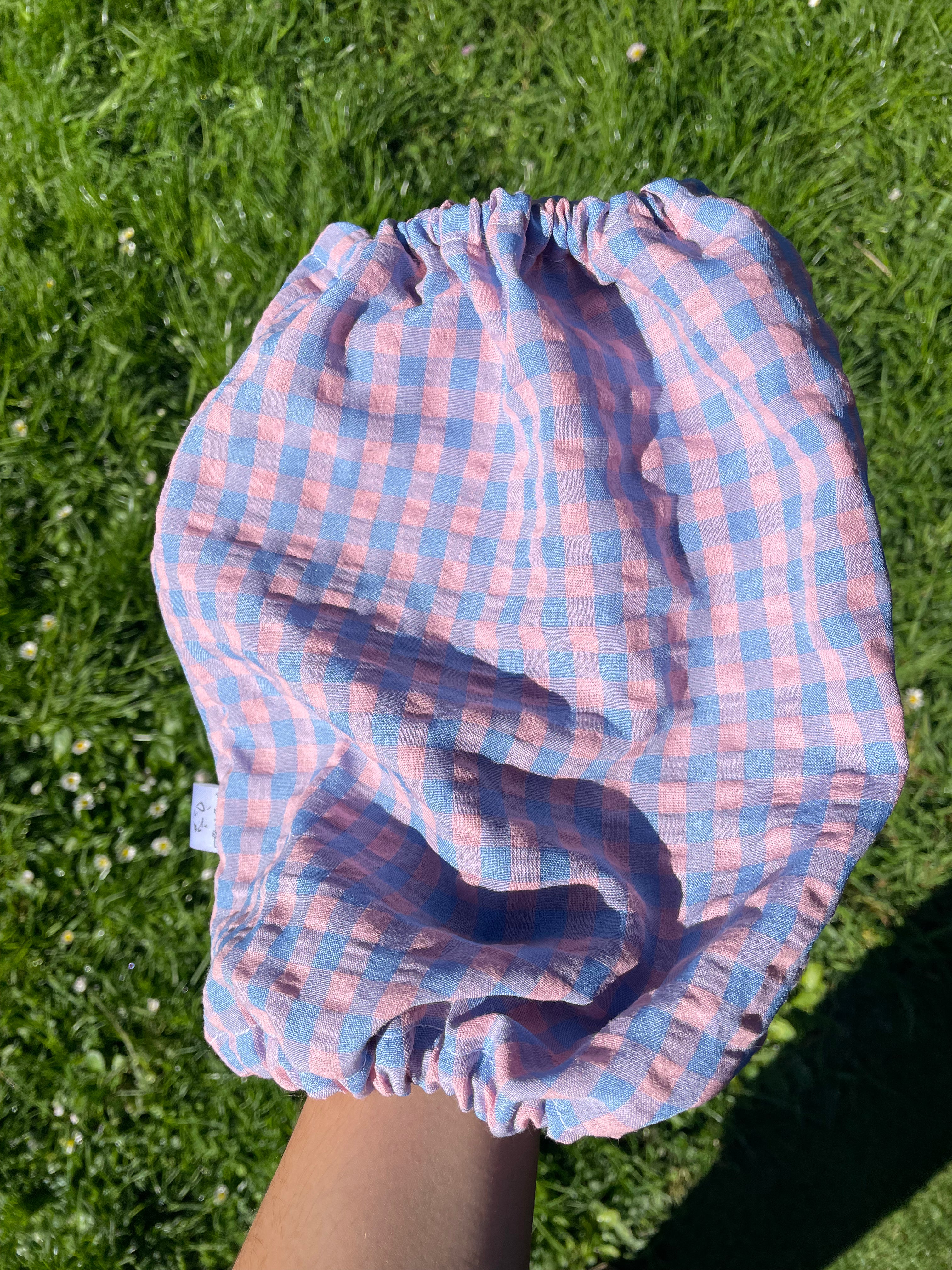 Snood seersucker vichy
